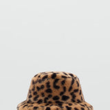 Mango beanie chessuf in brown - B