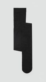 Mango tights flowers in black - B