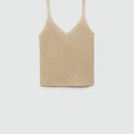 Mango top kling in gold - B