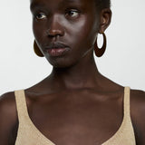 Mango top kling in gold - D1