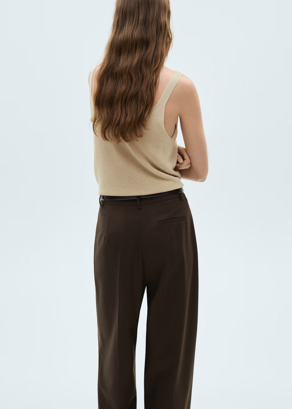Mango top kling in gold - R