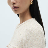 Mango dress lux in raw/unbleached