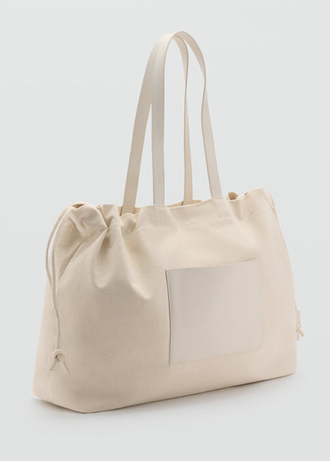 Mango totes bag mochi in raw/unbleached