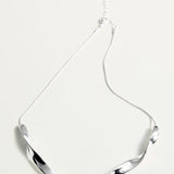 Mango necklace frida in silver