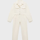 Mango jumpsuit worker in raw/unbleached - B