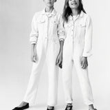 Mango jumpsuit worker in raw/unbleached - D7