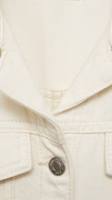 Mango jumpsuit worker in raw/unbleached - D8
