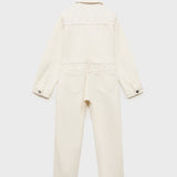 Mango jumpsuit worker in raw/unbleached - R