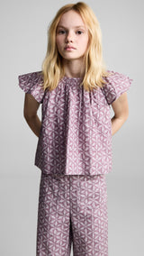 Mango trousers carlota in pink