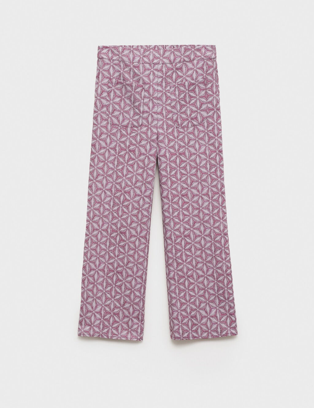 Mango trousers carlota in pink - B