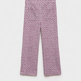 Mango trousers carlota in pink - B