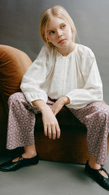 Mango trousers carlota in pink - D5