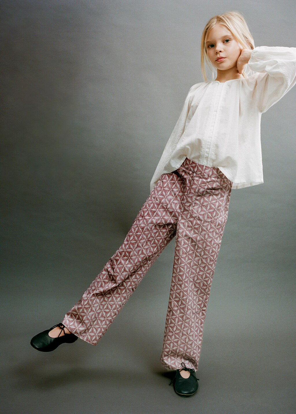 Mango trousers carlota in pink - D6
