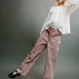 Mango trousers carlota in pink - D6