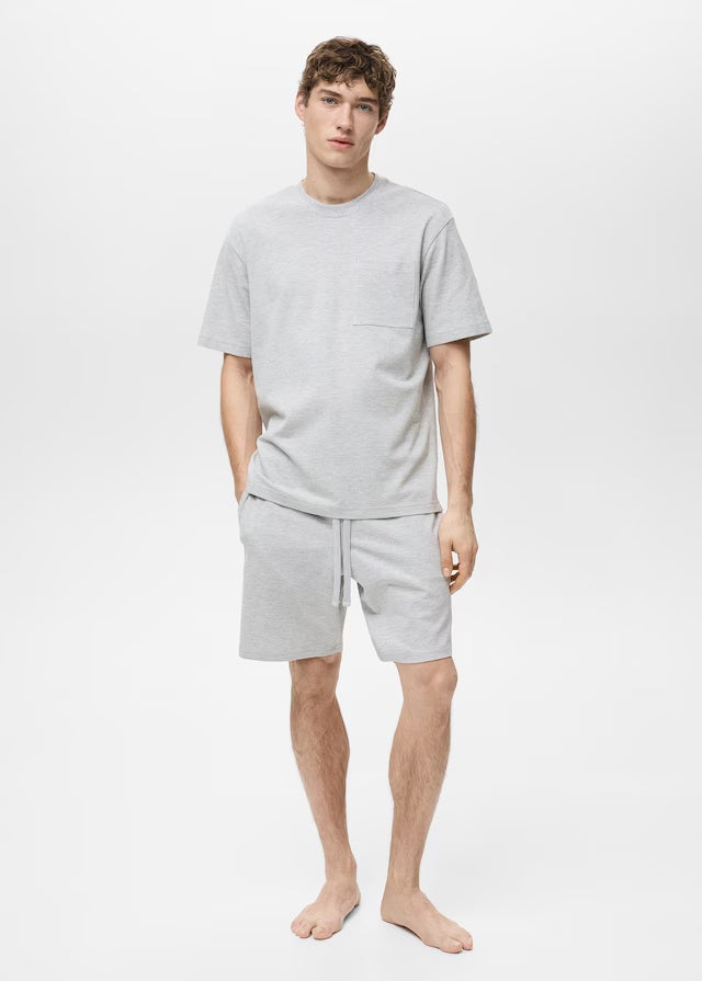Mango pyjama sleep in grey - 99999999_01