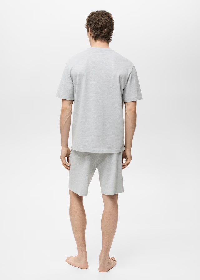 Mango pyjama sleep in grey - R