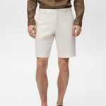 Mango bermudas carp in off white