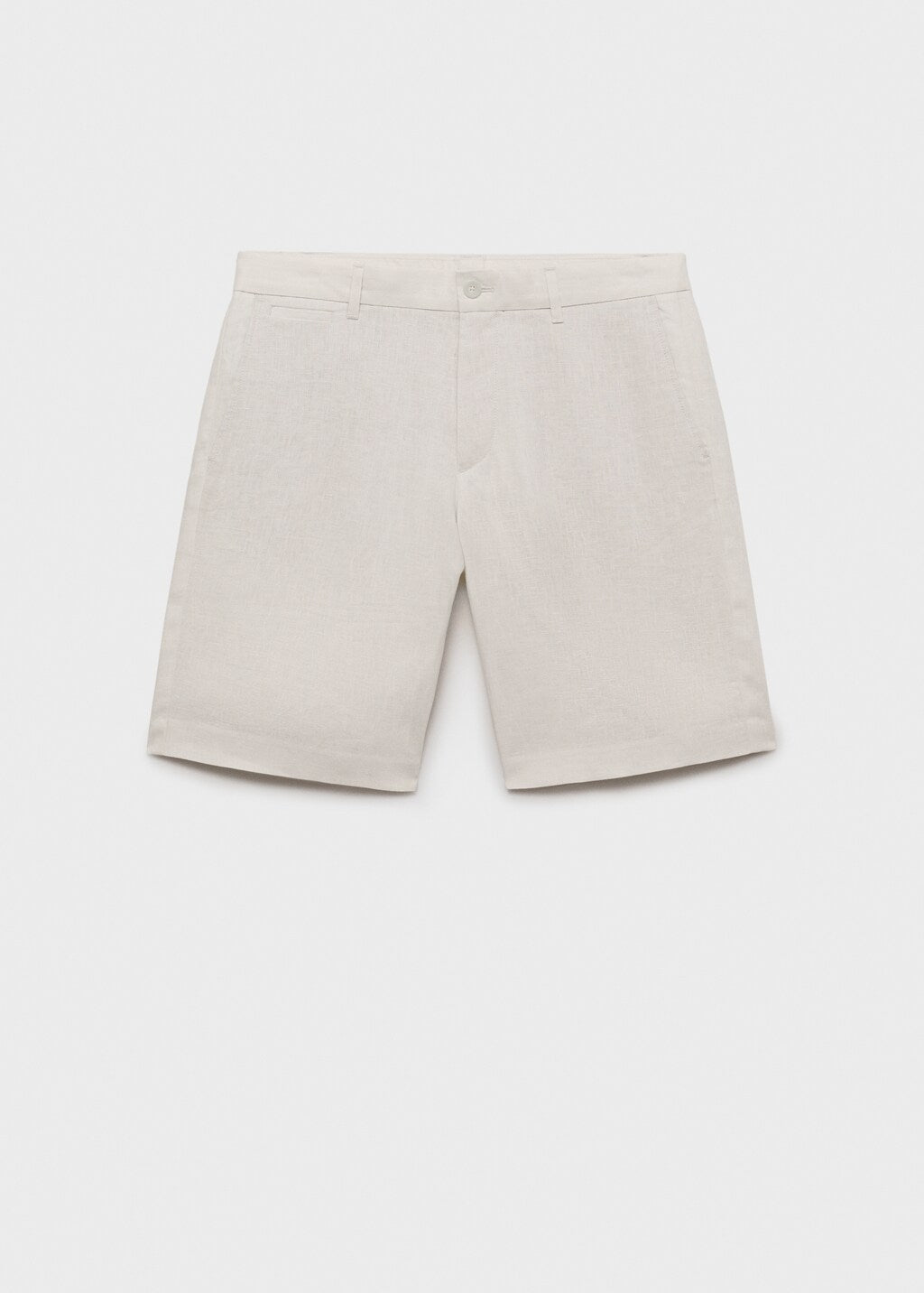 Mango bermudas carp in off white - B