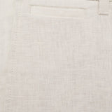 Mango bermudas carp in off white - D0