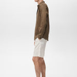 Mango bermudas carp in off white - D2