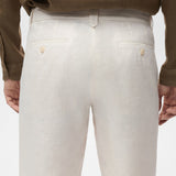 Mango bermudas carp in off white - D6