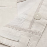 Mango bermudas carp in off white - D8