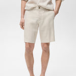 Mango bermudas carp in raw/unbleached