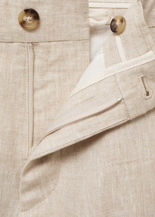 Mango bermudas carp in raw/unbleached - D0