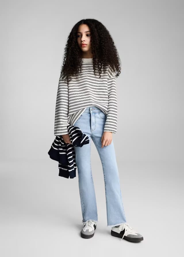Mango jeans trumpet7 in light denim
