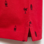 Mango poloshirt fermicy in red