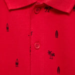 Mango poloshirt fermicy in red