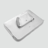 Mango cosmetic bag melon in silver