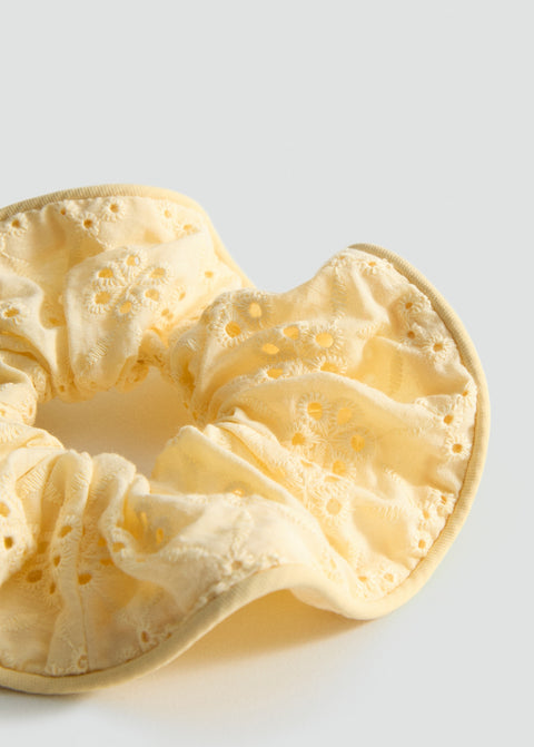 Mango hairband frenchie in pastel yellow