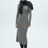 Mango dress maflurry in medium vigore grey