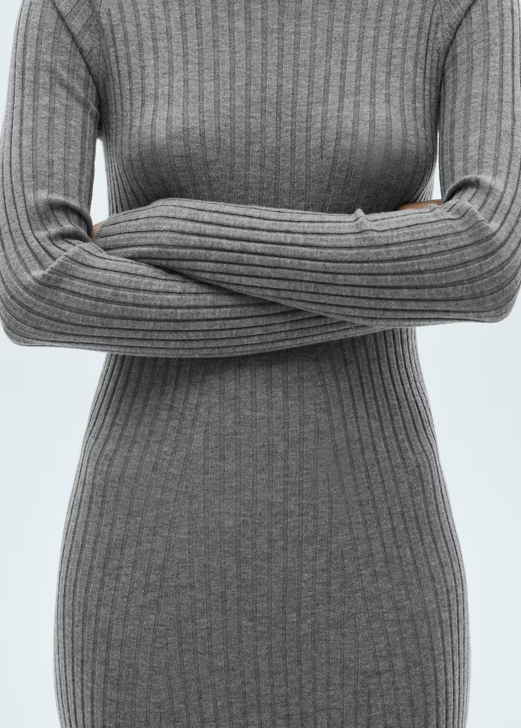 Mango dress maflurry in medium vigore grey - D6