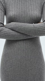 Mango dress maflurry in medium vigore grey - D6