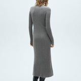 Mango dress maflurry in medium vigore grey