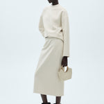 Mango skirt buble in raw/unbleached - 99999999_01