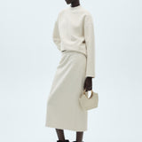 Mango skirt buble in raw/unbleached - 99999999_01