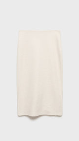 Mango skirt buble in raw/unbleached - B