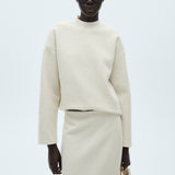 Mango skirt buble in raw/unbleached - D1