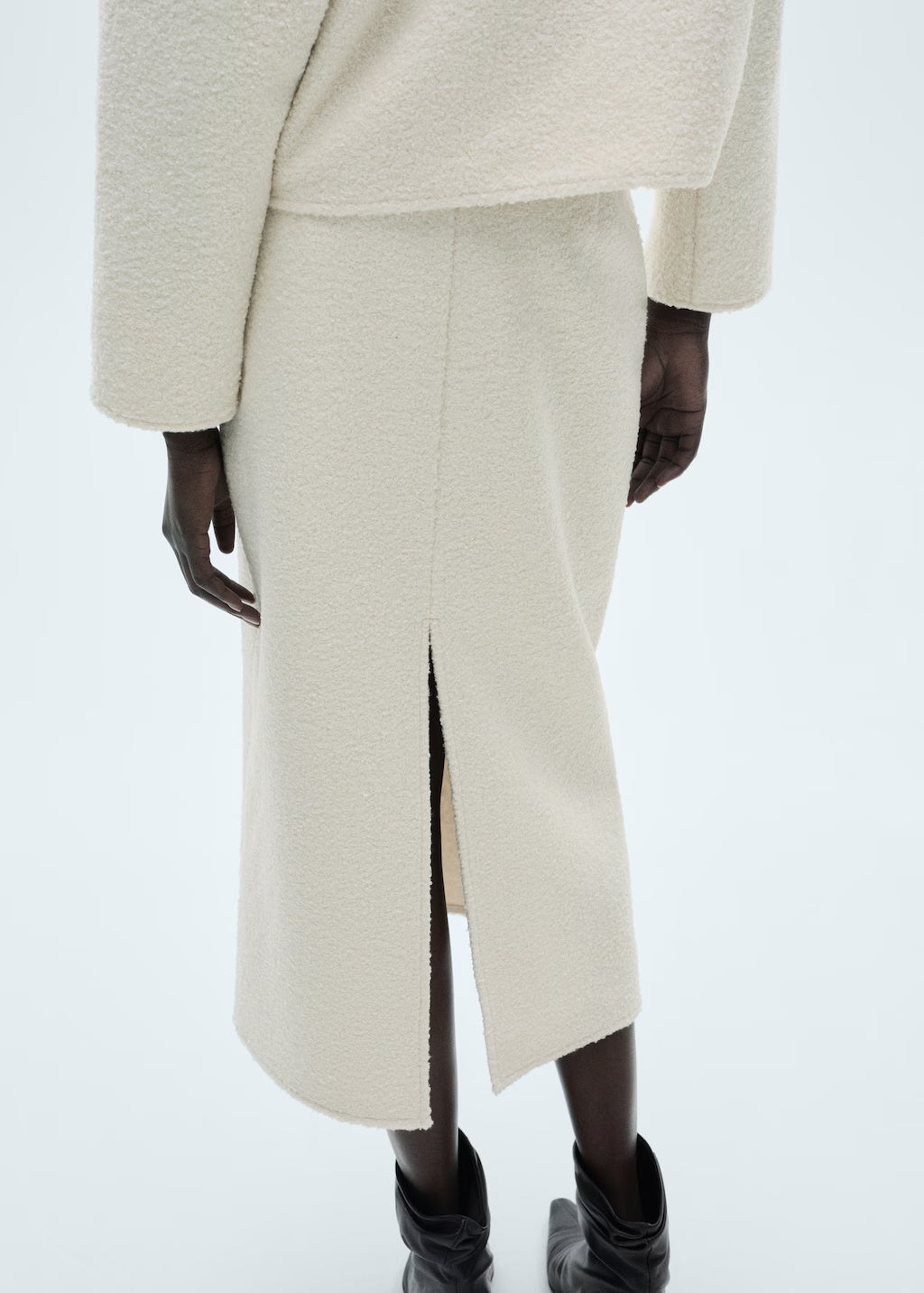 Mango skirt buble in raw/unbleached - D6