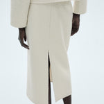 Mango skirt buble in raw/unbleached - D6