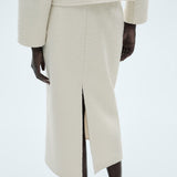 Mango skirt buble in raw/unbleached - D6