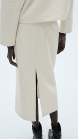 Mango skirt buble in raw/unbleached - D6