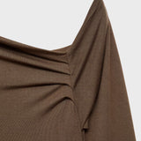 Mango jumpsuit mapy in brown - D0