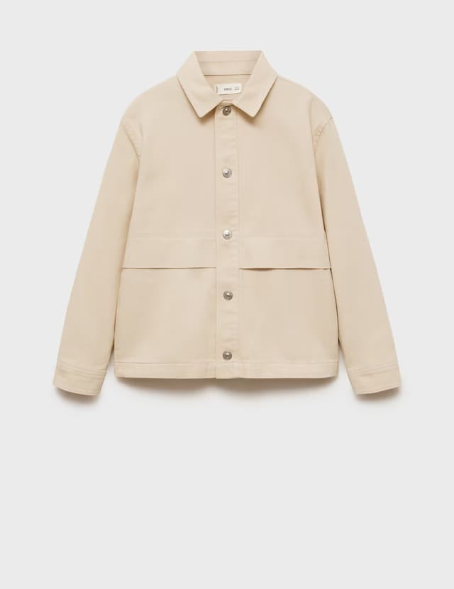 Mango jacket guillem in sand