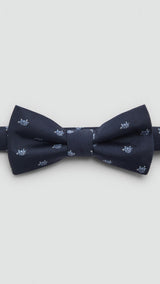 Mango bow tie tortoise in navy