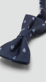 Mango bow tie tortoise in navy