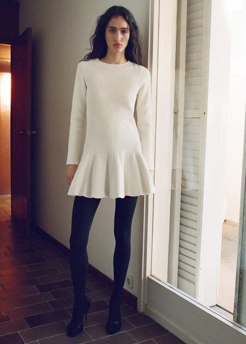 Mango dress ottom in raw/unbleached